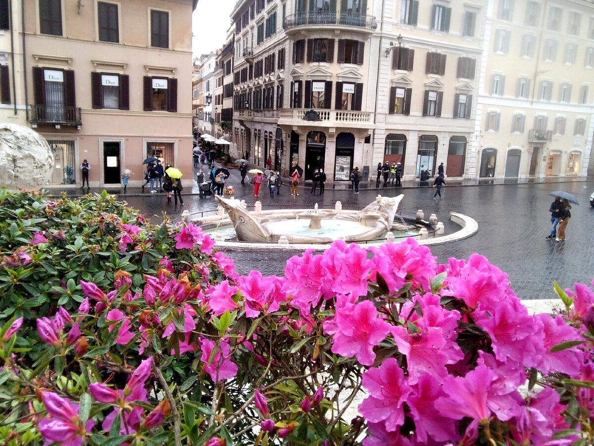 Рим, площадь Испании, фото автора 