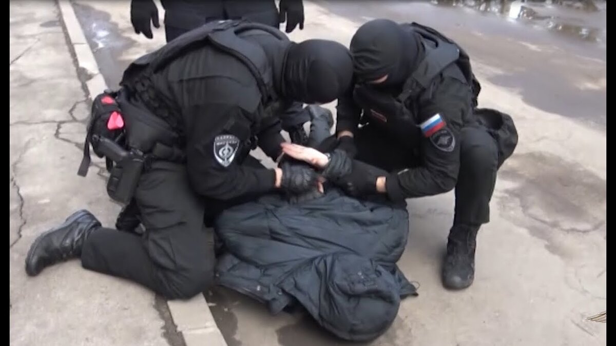 Спецназ СОБР задержания. Захват полиции