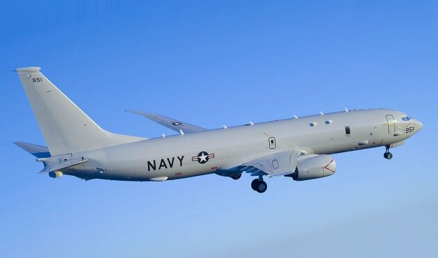    P-8A Poseidon в полёте (cc) Greg L. Davis