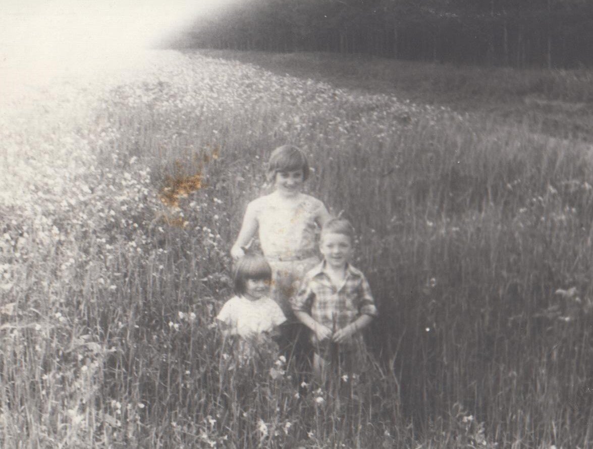 Гороховое поле возле "1-й сосны". Поповка. Начало 70-х.