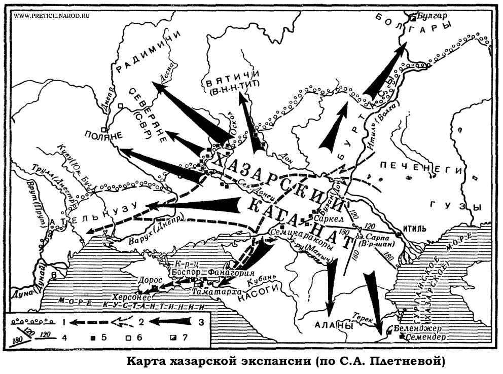 Географическое расположение хазарского каганата Хазарское наследство Древней Руси. Часть 1. Хазарское иго Истории от историка Дз