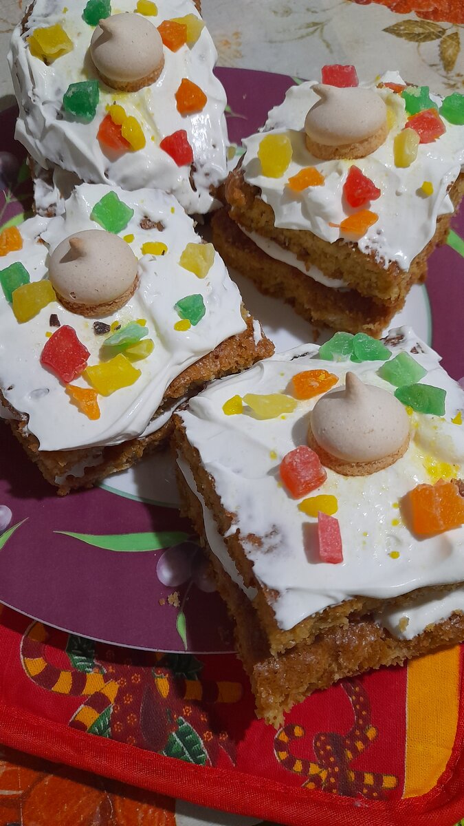 Морковное пирожное