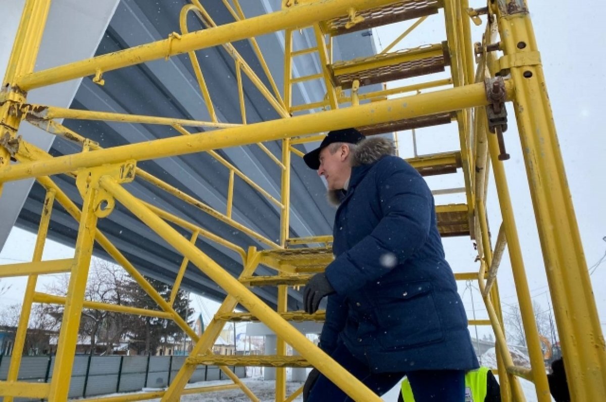    В Ялуторовске продолжается строительство путепровода через Транссиб