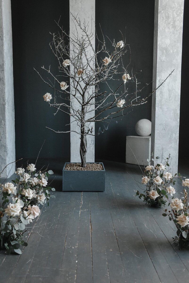 Декор свадьбы «нежность все времени»