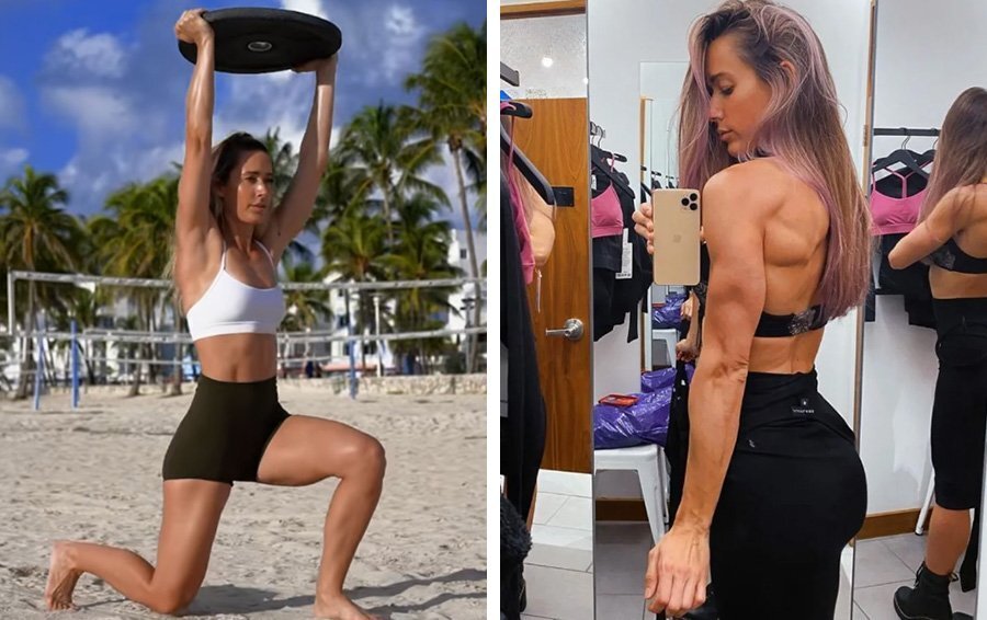 Фитнес модели Valentina Lequeux
