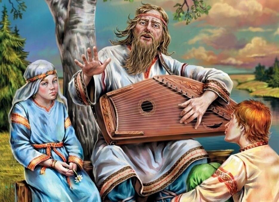 Садко и гусли картинки