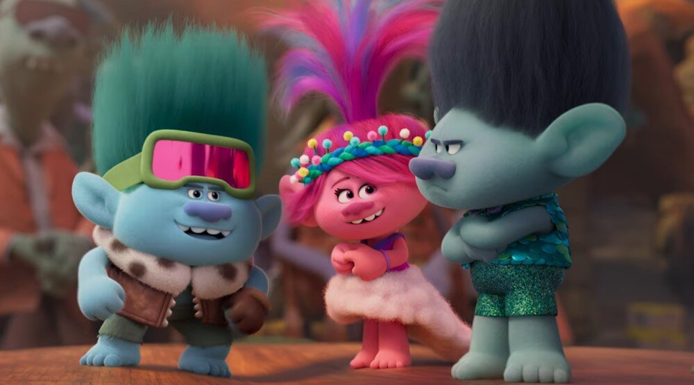     Кадр из мультфильма «Тролли. Группа в сборе» (2023)