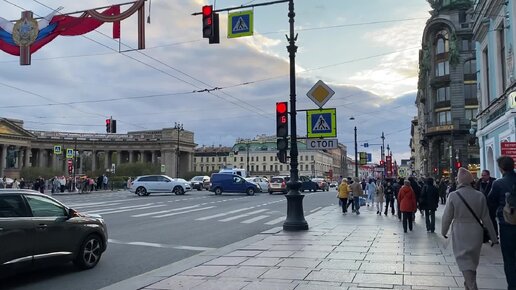 Возвращение в Петербург. Канал Грибоедова, Итальянская, Караванная, Белинского и Моховая улицы Петербурга.