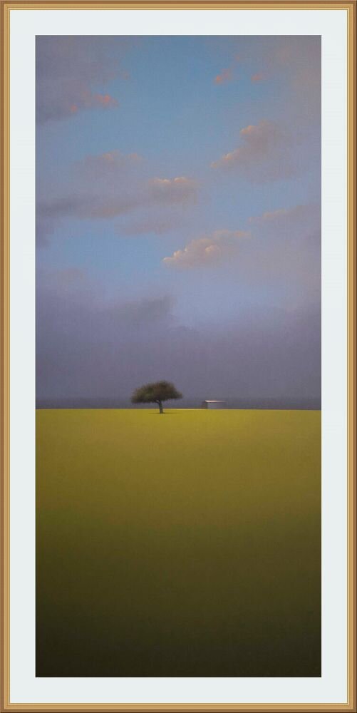  © ХОСЕ БАССО / Jose Basso  Облака заката / Nubes del Atardecer / Холст, масло 60 x 30 дюймов.