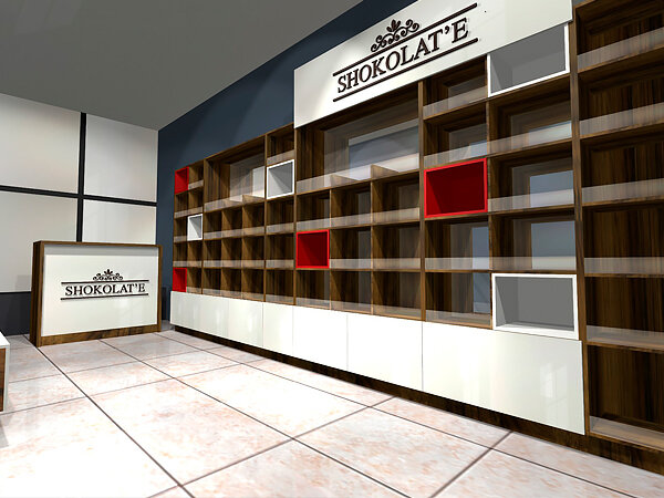 Дизайн-проект магазина кондитерских изделий