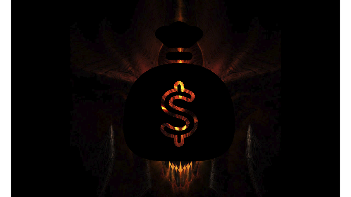 Уж где-где , а если в аду , то только про деньги