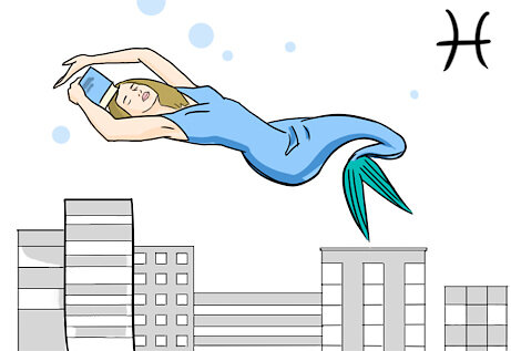 Рыбы – литературные «однолюбы». Ещё в юности они находят своих любимых писателей и в дальнейшем всех других сравнивают со своими кумирами. Этот знак читает, чтобы получить эмоциональную поддержку, найти в книге собственные переживания, лучше понять себя. Для Рыб в книге важны описания эмоций, сложных оттенков характеров, переживаний героев. Они хотят, чтобы книга дала почву для размышлений, заставила задуматься, чувствительны к языковым и стилистическим особенностям произведения. Сильно развитая интуиция Рыб помогает им легко предугадывать развитие сюжета и повороты событий. Поэтому чтобы книга по-настоящему удивила представителя этого знака, она должна быть очень непредсказуемой и небанальной. По этой причине Рыбы ценят литературные, сложно сделанные вещи: витиеватый язык, искусно организованную композицию, хитроумные повороты действия, сюжеты-головоломки. Рыбы подвержены депрессиям и внезапным приступам тоски, бегству от реальной жизни в мир грёз и иллюзий. Поэтому им следует быть осторожнее с книгами, которые могут усилить эти опасные тенденции, а также не забывать иногда закрывать книгу и отправляться на реальную прогулку или свидание.