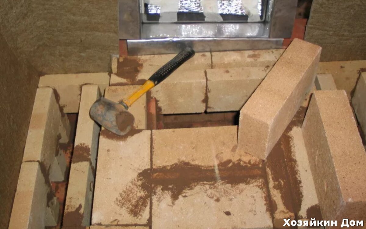 Топливник из шамотного кирпича