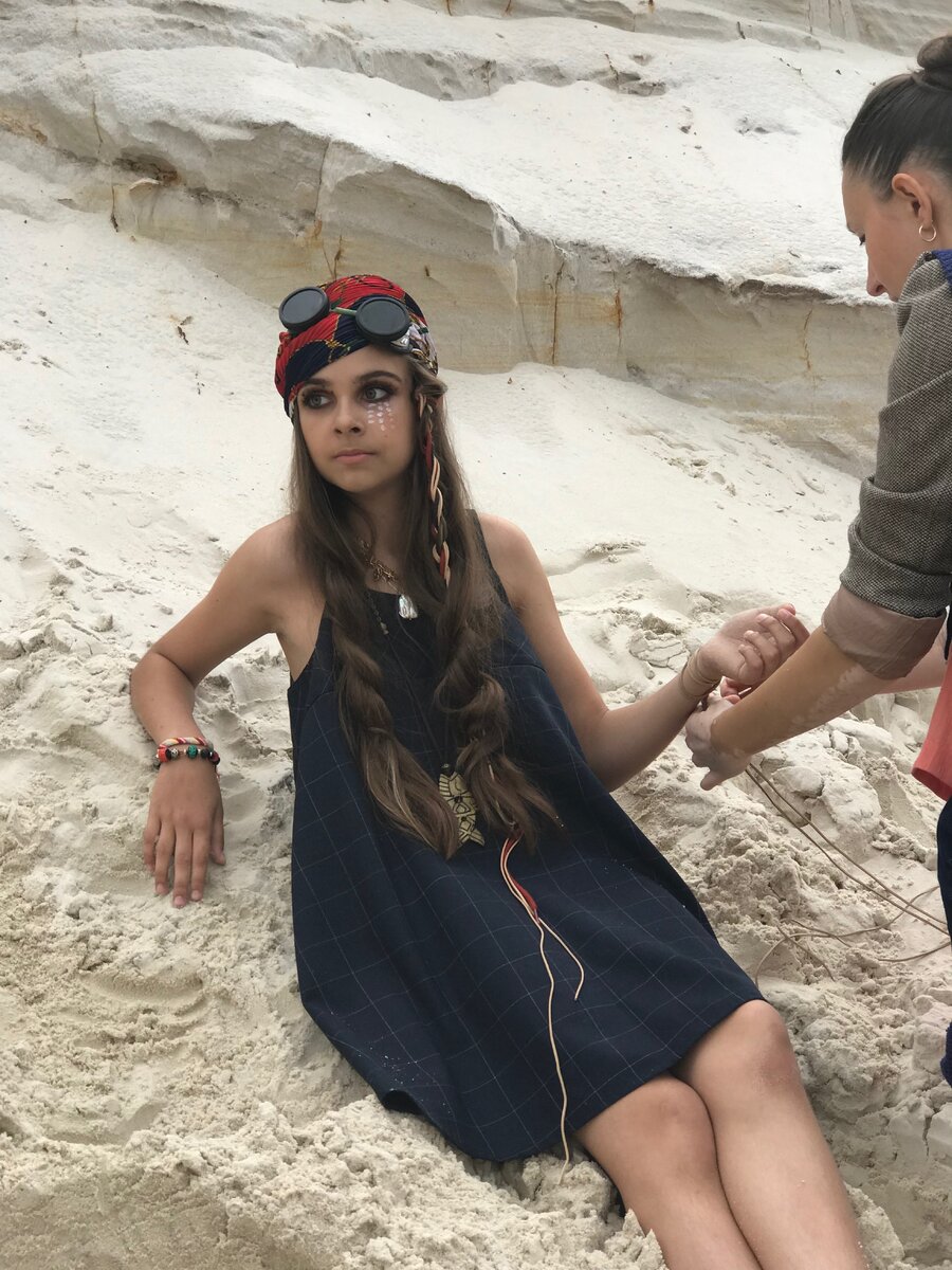 Фотосессия в песках. Моя работа.