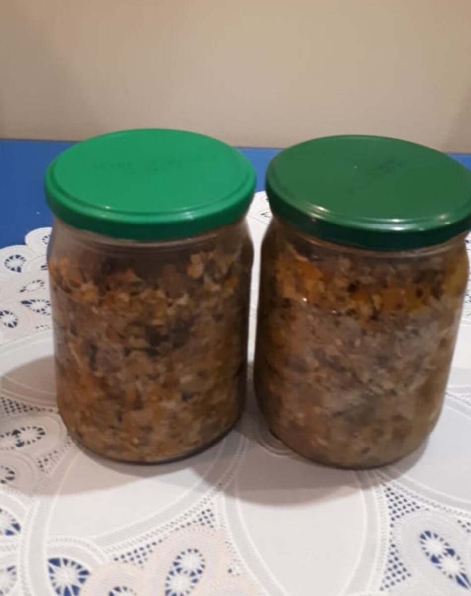 Грибная икра из шампиньонов