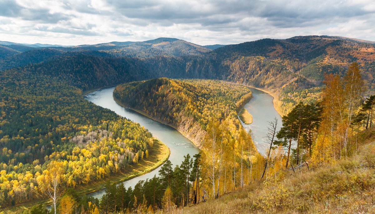 Реки Сибири Енисей