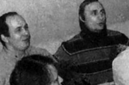 Слева - Чемезов, справа - Путин. ГДР.