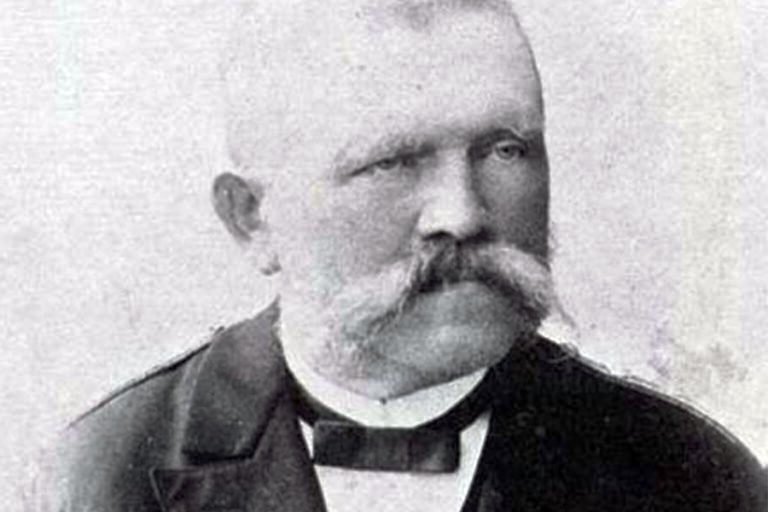 Отец Ангелы Гитлер, Алоис Гитлер, в 1901 году.