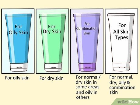 1Выберите подходящее средство для умывания. Кожа может быть сухой, жирной или смешанного типа. Выберите такое средство, которое подходит для вашего типа кожи. На средствах для умывания указывают, для кожи какого типа они предназначены: для жирной, сухой, смешанной или кожи всех типов.[1]
