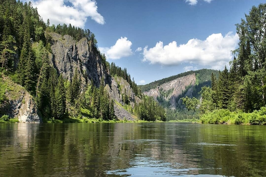 Енисей и горы Красноярск