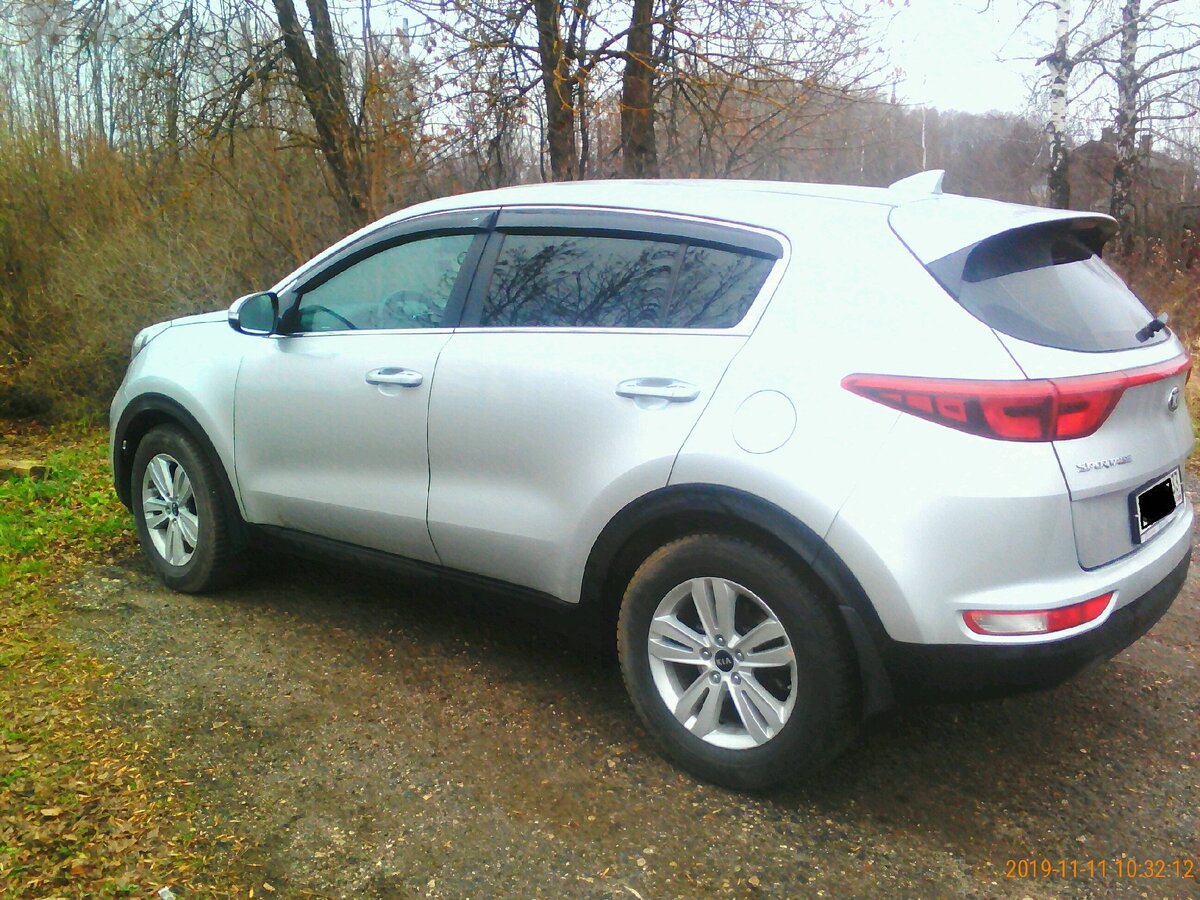 Kia Sportage в цвете "серебро" (silver)