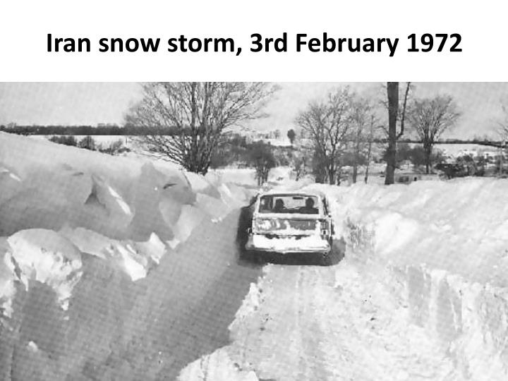 Высота снега 5 метров