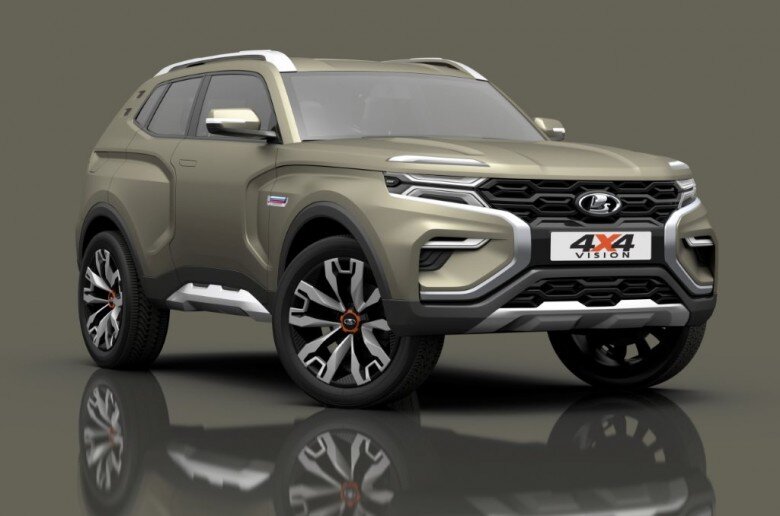 Концепткар Lada 4x4 Vision, представленный впервые на ММАС-2018