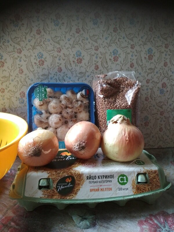 Ингредиенты для вкусной гречки