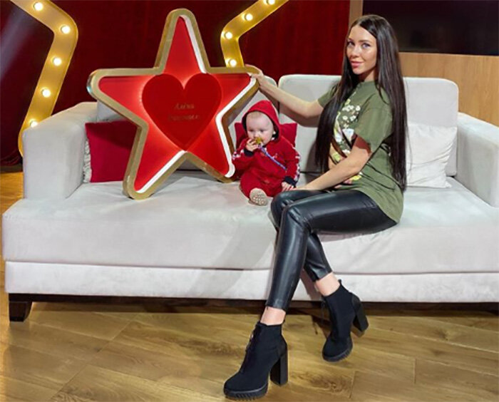 Алена Савкина с сыном