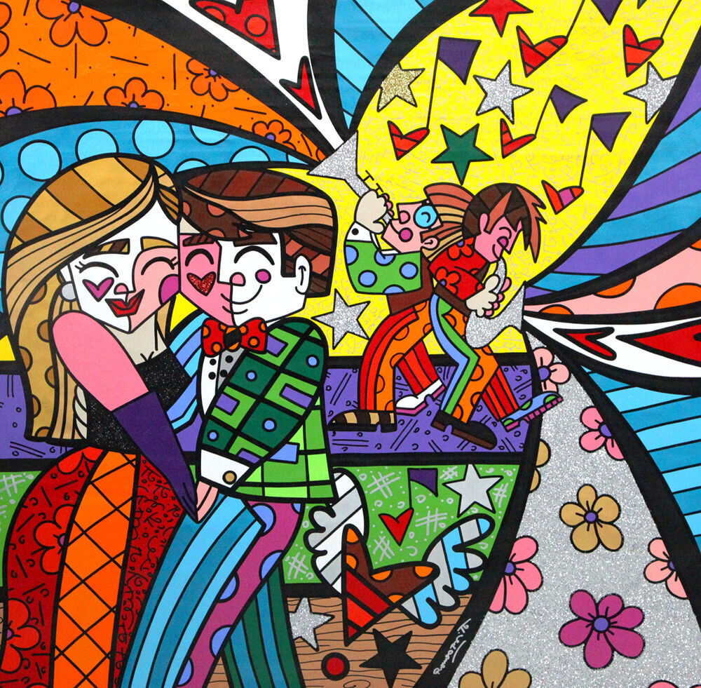 Visual Language of Happiness — Ромеро Бритто