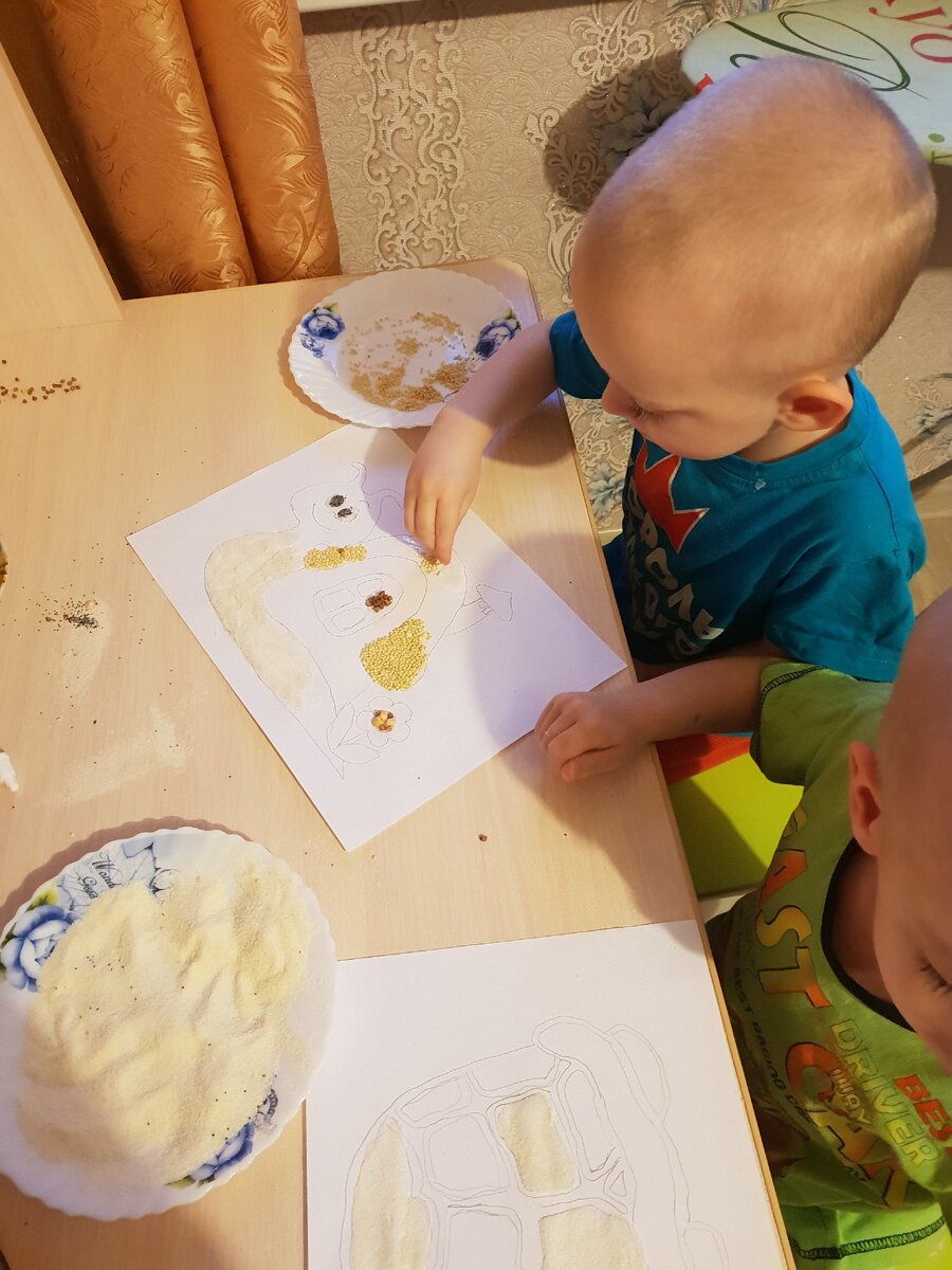 Мои детки,в процессе)Фото из личного архива. 