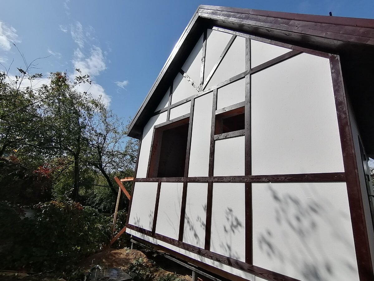 Каркасный дом 5*6 (30 м. Кв) 550 тыс. Руб. Срок выполнения 21 день, толщина утепления 250мм. Перехлест. 