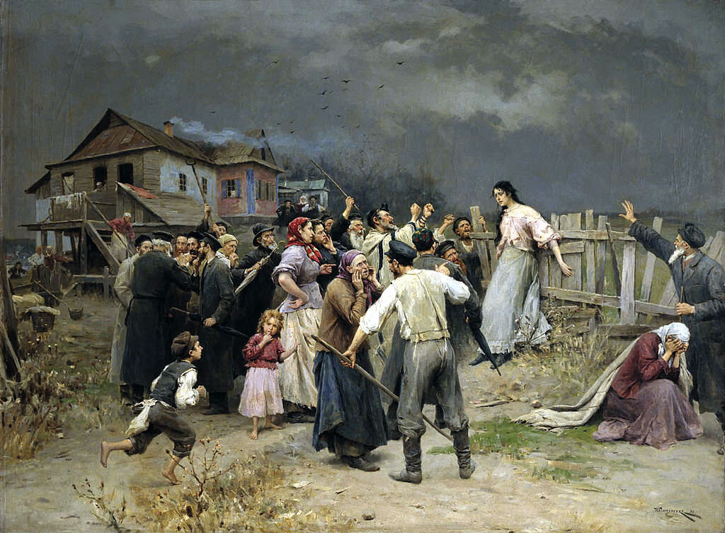 Николай Пимоненко «Жертва фанатизма», 1899 год 