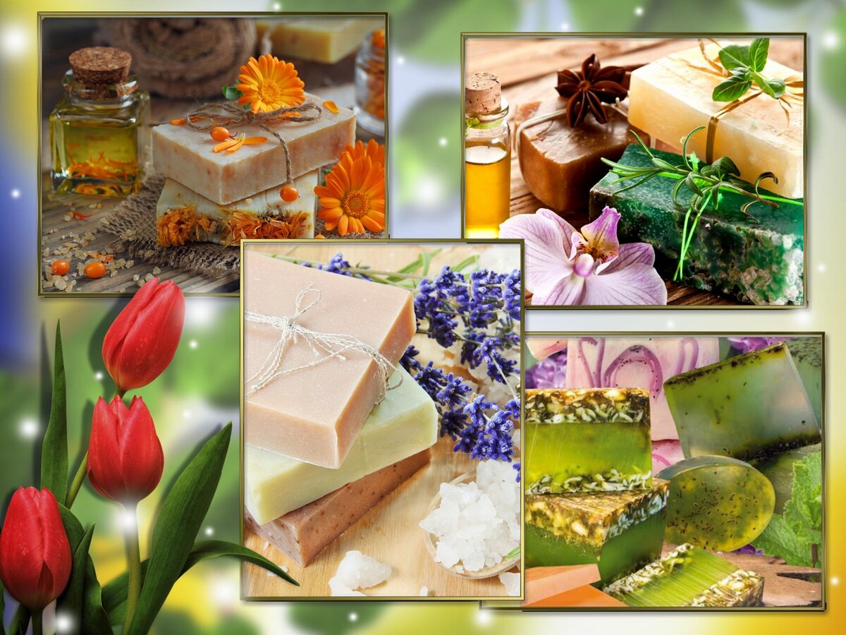 Мыло домашнего приготовления из натуральных продуктов