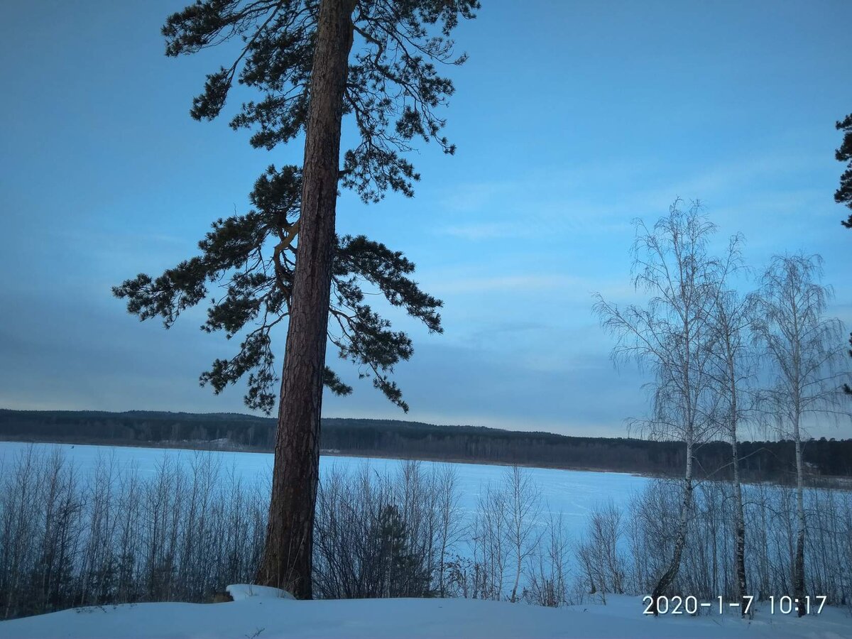 Озеро Чебаркуль утром