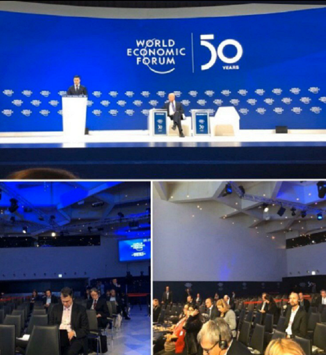 "Полный" зал на выступлении Зеленского. Материал из открытых источников.