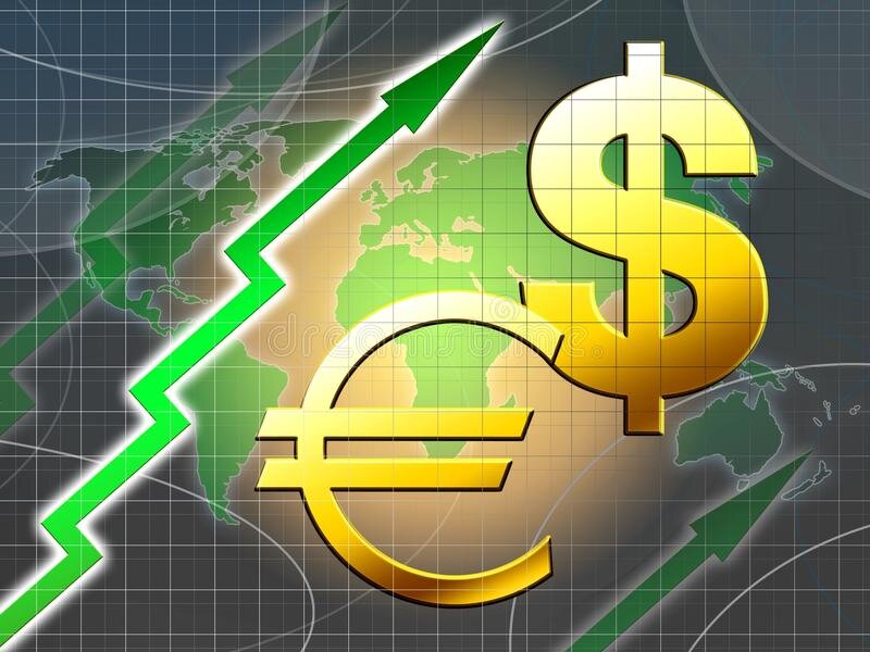 Рост курса валют. Евро и доллар растут. Доллар растет. Валютный курс. Повышение курса иностранной валюты
