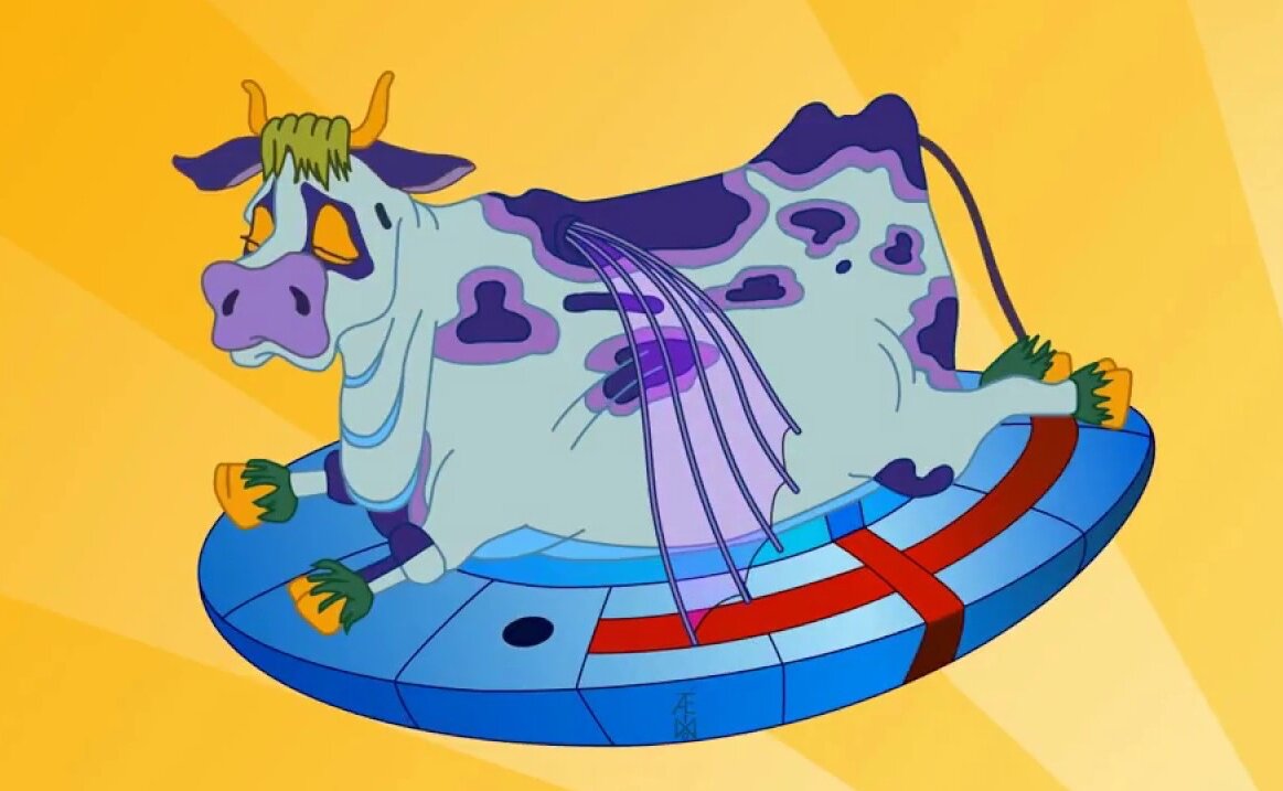 Хорошо, что коровы не летают... Как бы не так! Перед вами Склииз.