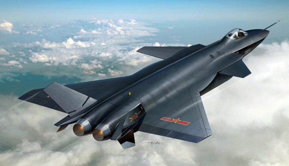 китайский самолет Chengdu J-20 Фото из открытых источников