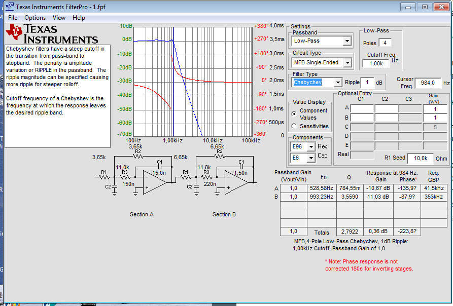Рис. 1. Окно программы FilterPro.