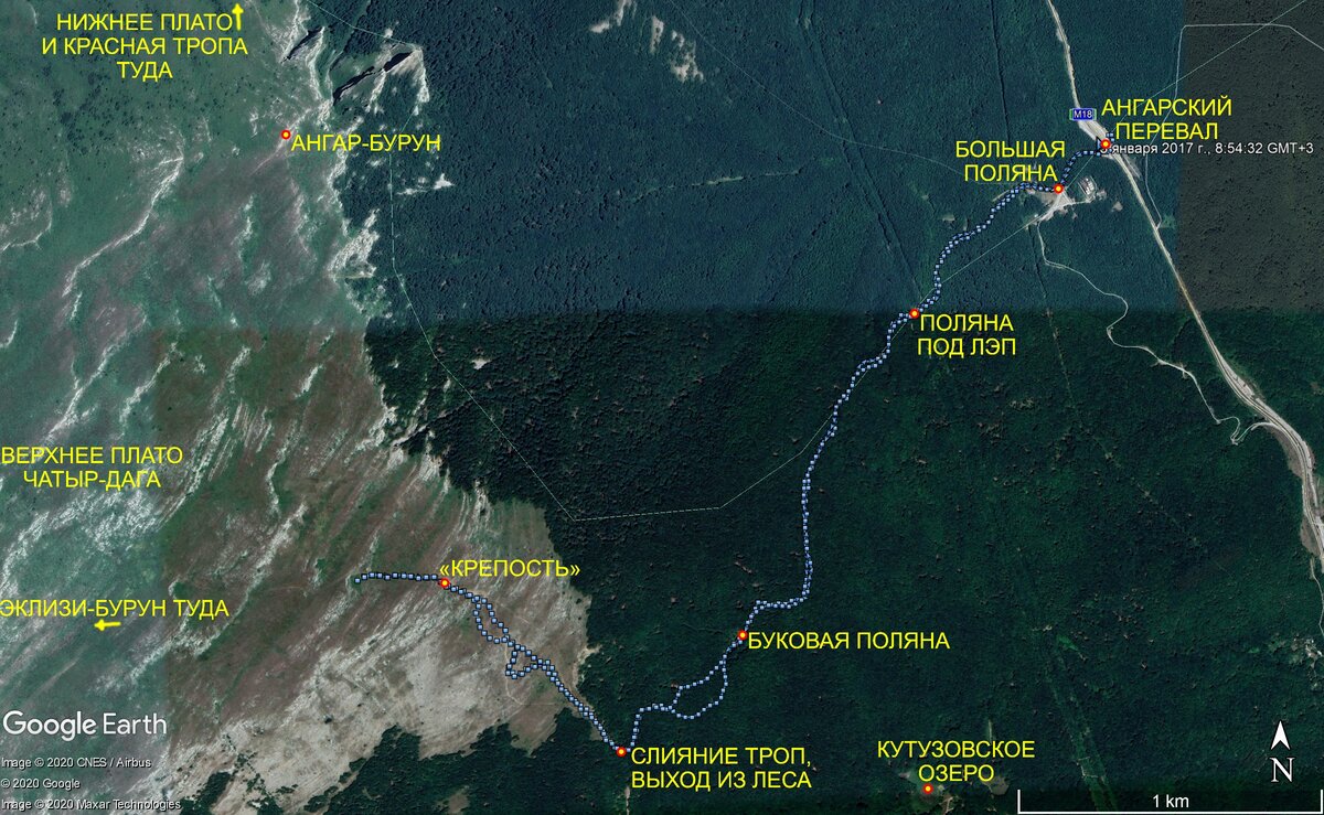 Чатыр даг карта
