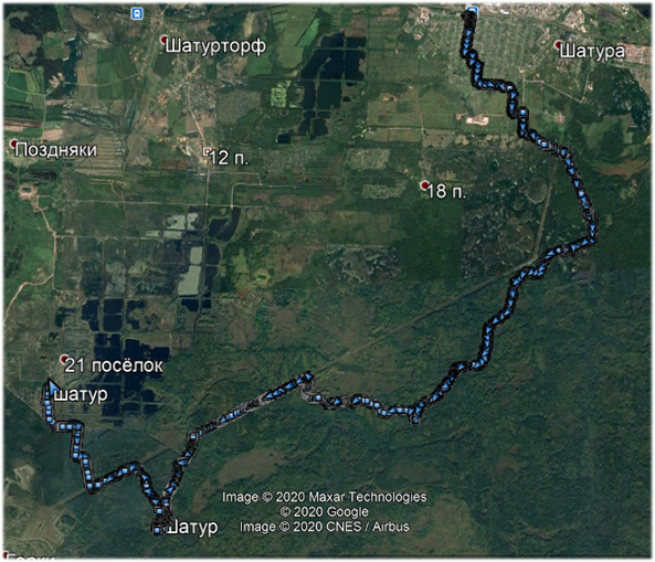 Как добраться до шатуры. Шатура карта со спутника.
