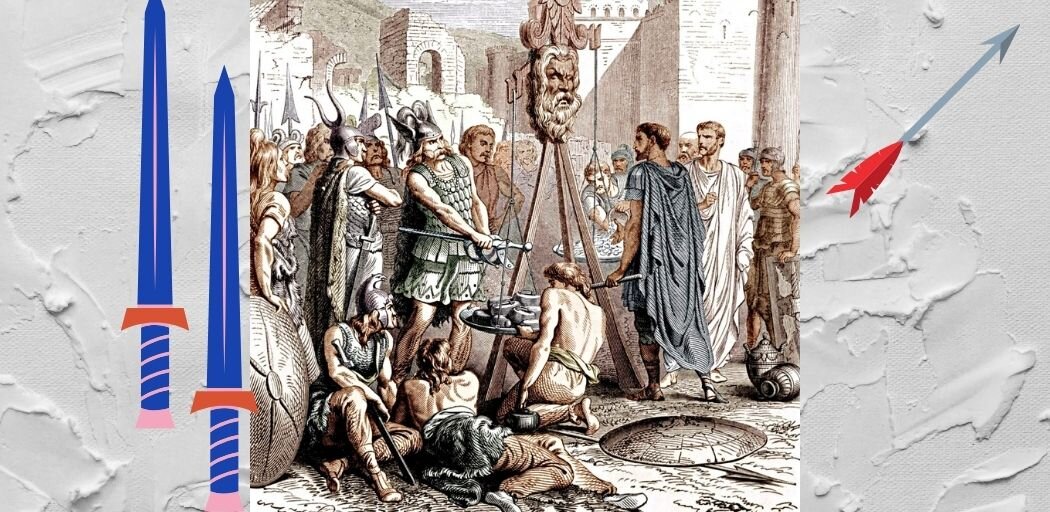 Горе побежденным значение в древнем риме. Крылатое выражение горе побежденным. Горе побежденным значение в древнем риме. Бренн рим картина. Горе побежденным значение в древнем риме.