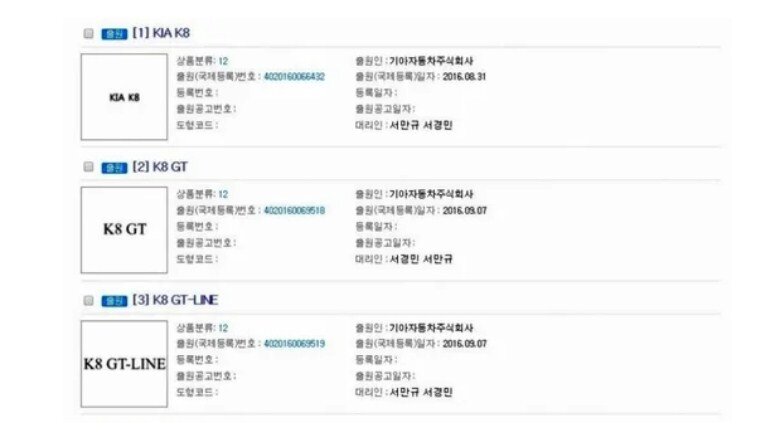 K8 на старте продаж, который нацелен на конец весны, начало лета 2021 года будет иметь три комплектации: базовая, GT-Line и GT.