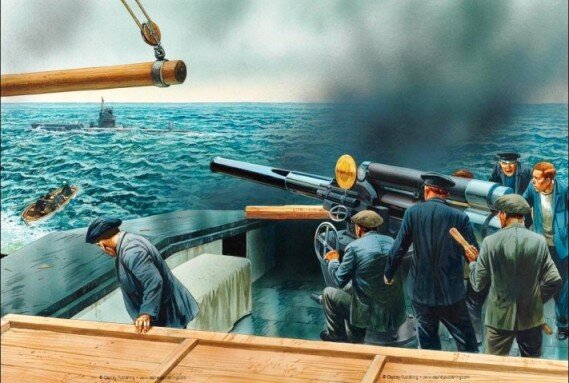 Q-ship «подловил» подводную лодку…