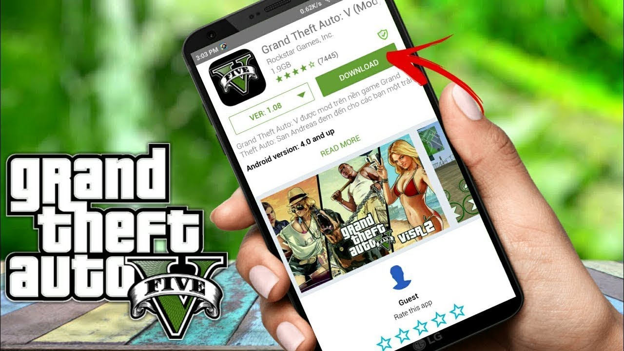 Играю в Gta 5 на ТЕЛЕФОНЕ╿Beta Версия 2019 | AndroHack | Дзен