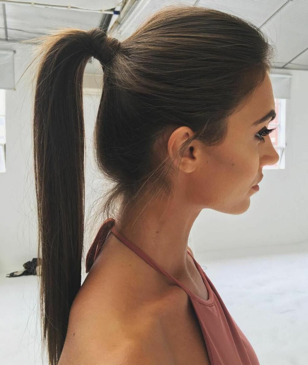 Balmain ponytail.прически