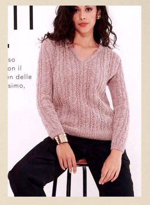 Розовый джемпер. Фото источник www.liveinternet.ru/users/5173920/post487823567.