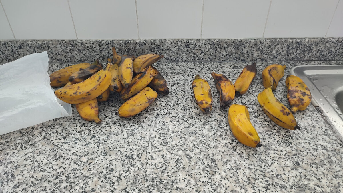 Это второй подарок переспелых бананов