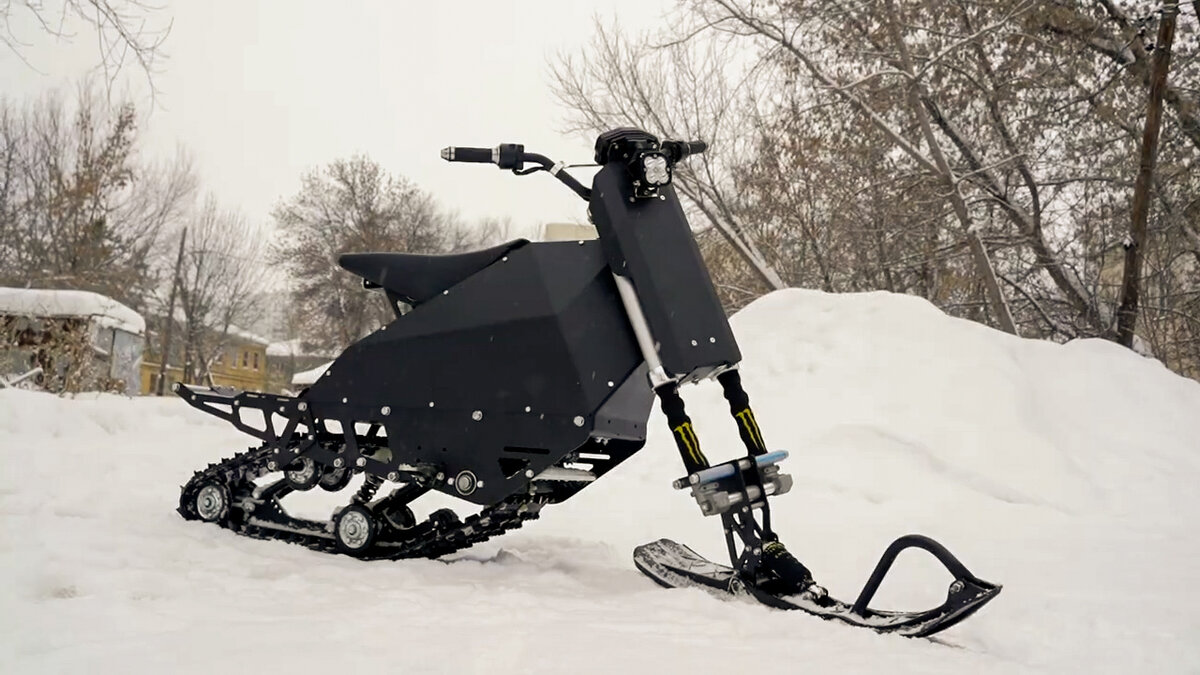 Электрический снегоход